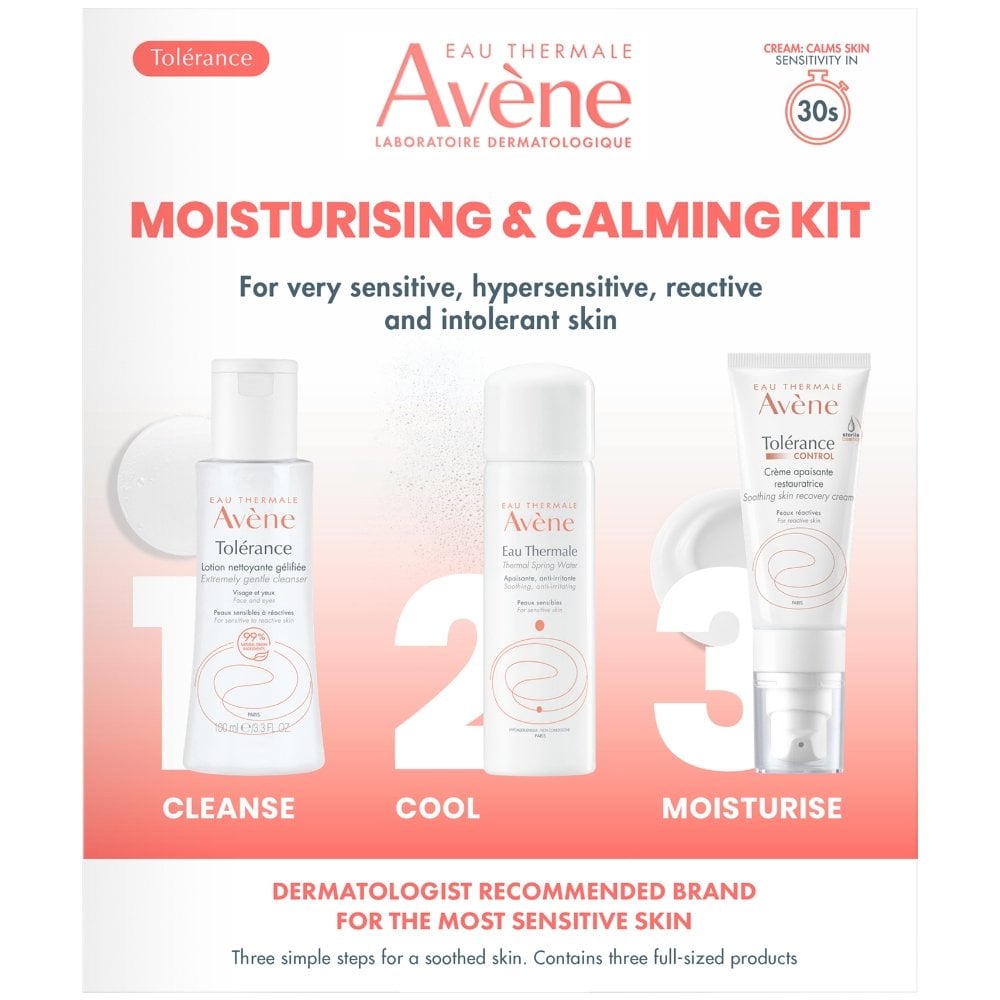 Avene Eau Thermale Tolerance 3 Step Routine Kit – Justmylook