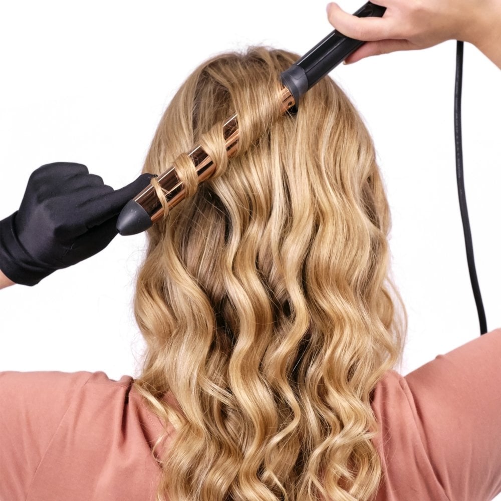 28 Mm Curls BaByliss Titanium Brilliance Waves Wand 28mm Rose Gold - Main Image