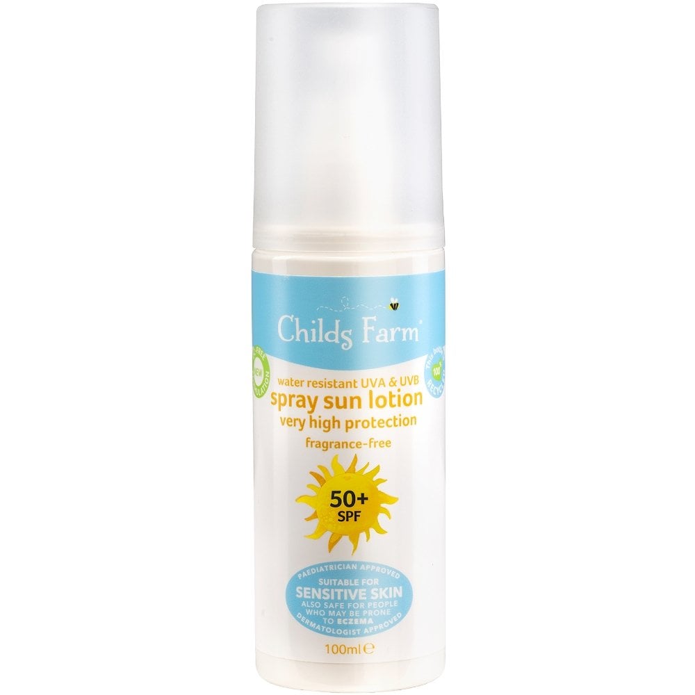 Childs Farm Sun Lotion Spray Sunscreen SPF50+ 100ml