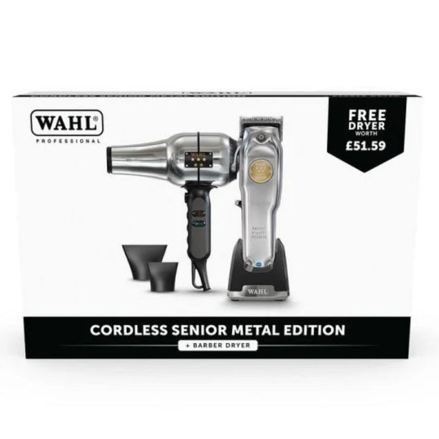 Wahl Professional Cordless Senior Metal Edition Clipper & Wahl Profess