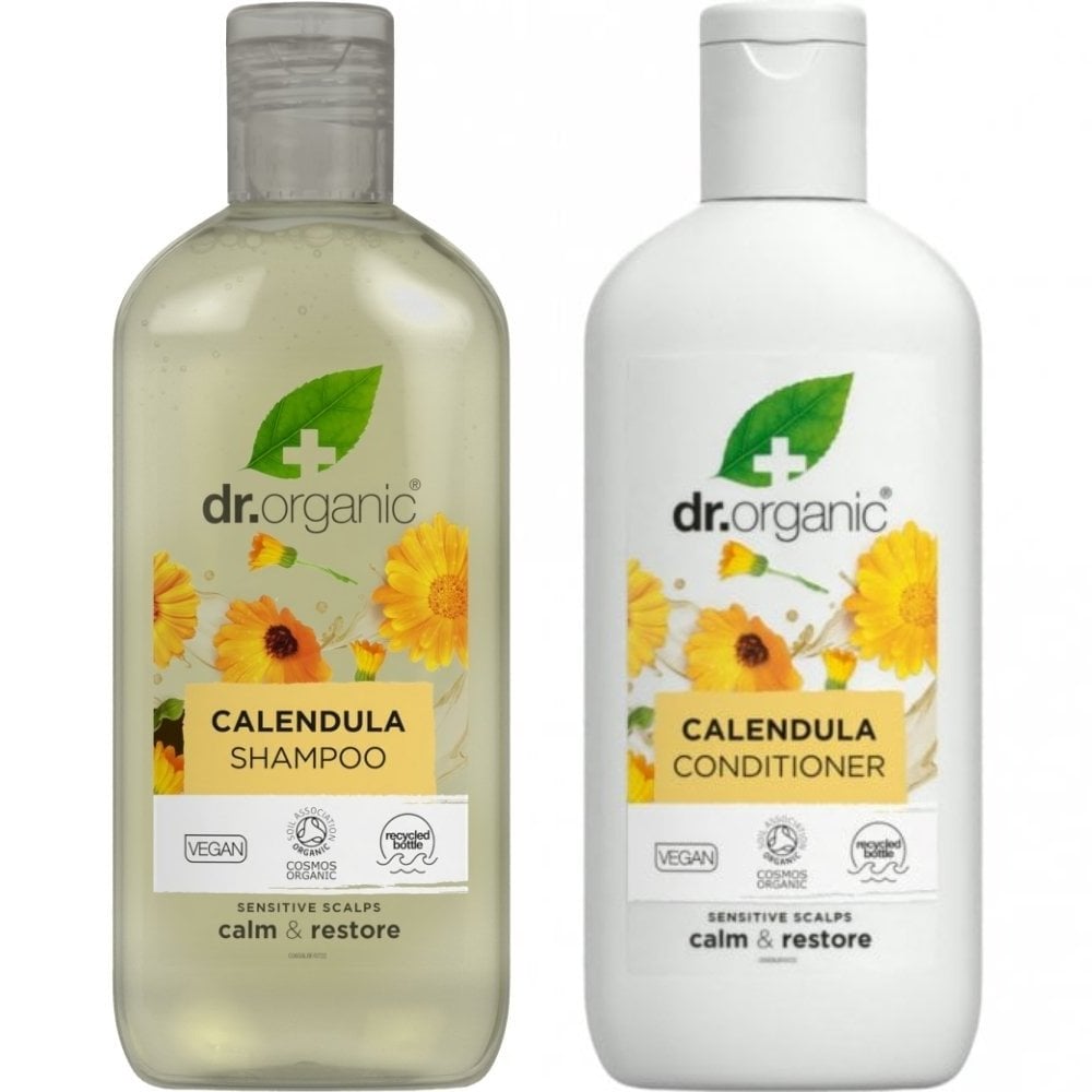 Dr. Organic Calendula Shampoo & Conditioner Twin 2 x 265ml