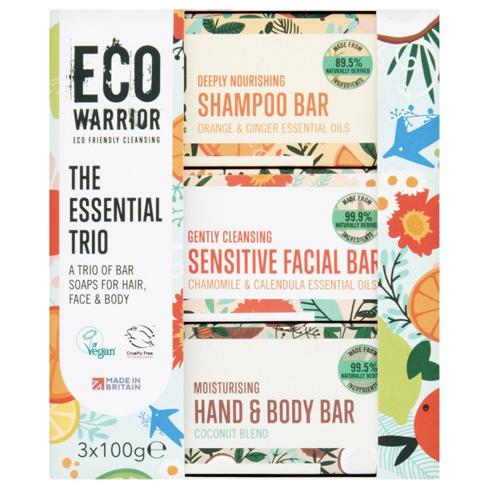 Little Soap Company Eco Warrior Essential Trio Gift Pack 3 x 100g