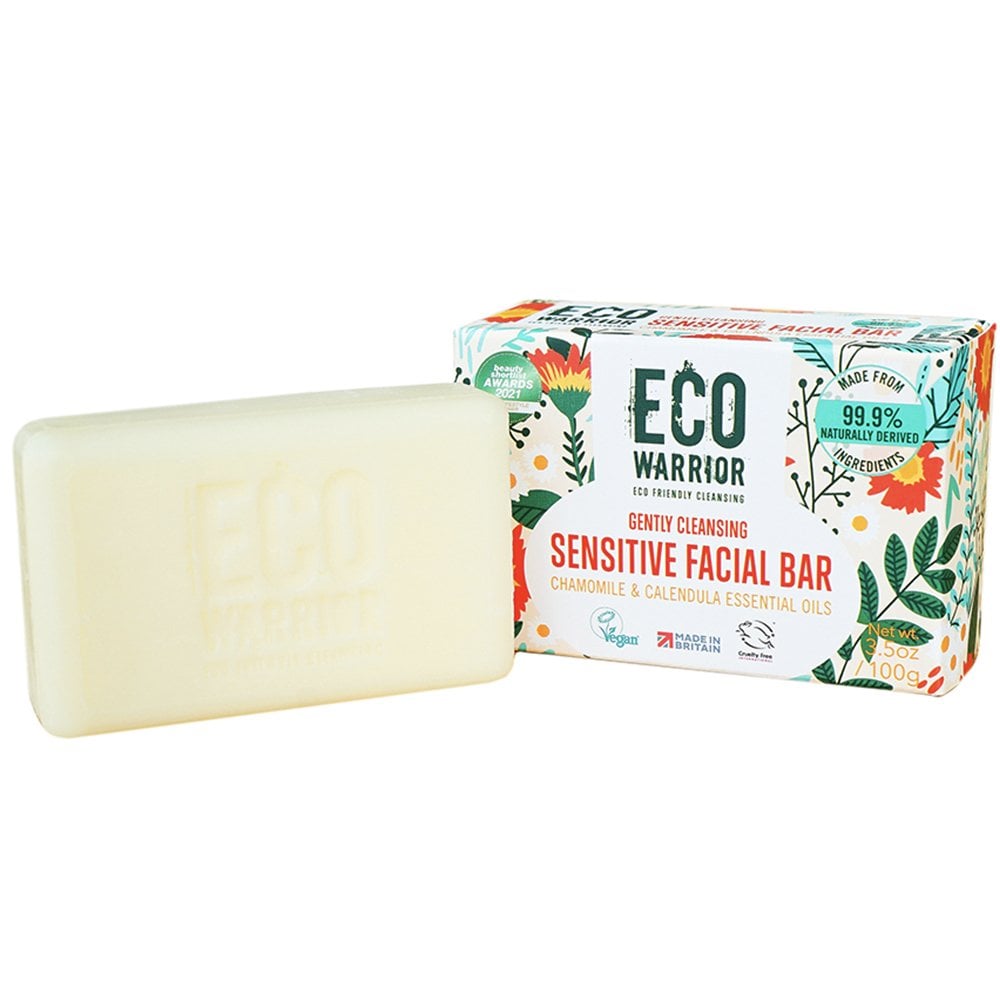Little Soap Company Eco Warrior Gently Cleansing Sensitive Facial Bar 100g