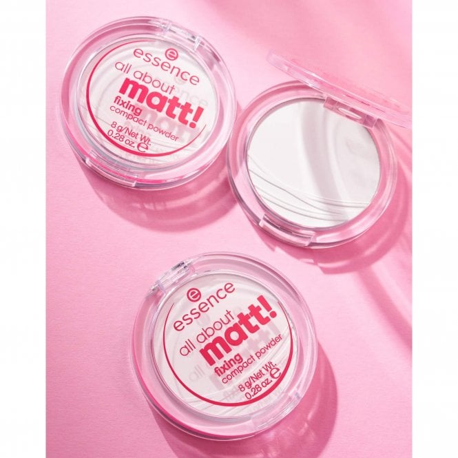 Essence All About Matt Fixing Compact Powder 01 Clear 8g – Justmylook