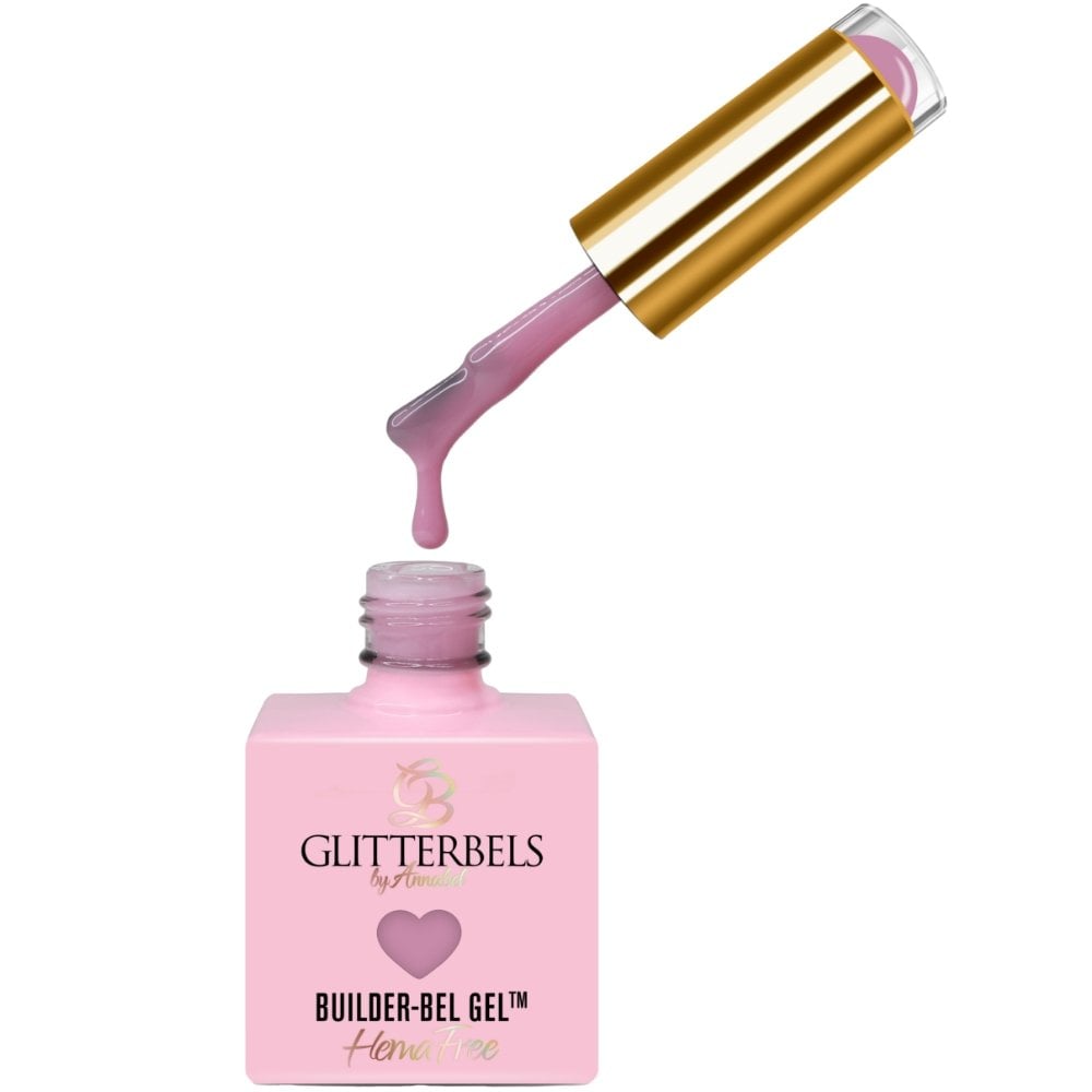 Glitterbels HEMA-Free Builder-bel Cover Me Pink 17ml