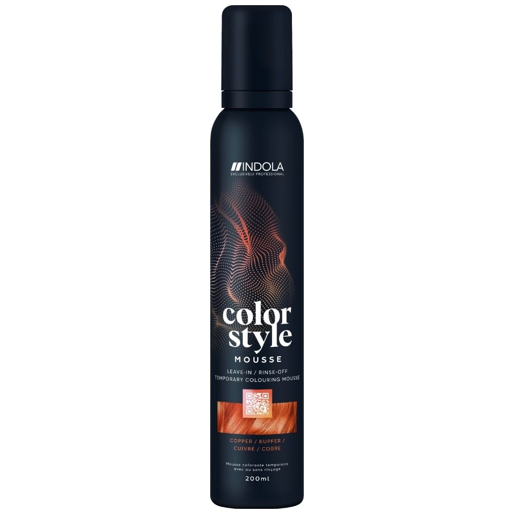 Indola Colour Style Mousse Copper 200ml 2