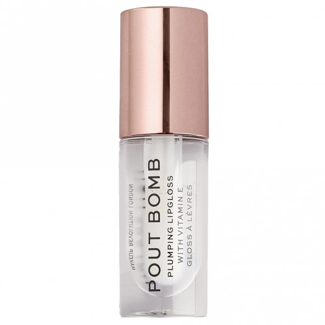 Makeup Revolution Pout Bomb Plumping Lip Gloss 4.6ml - Glaze