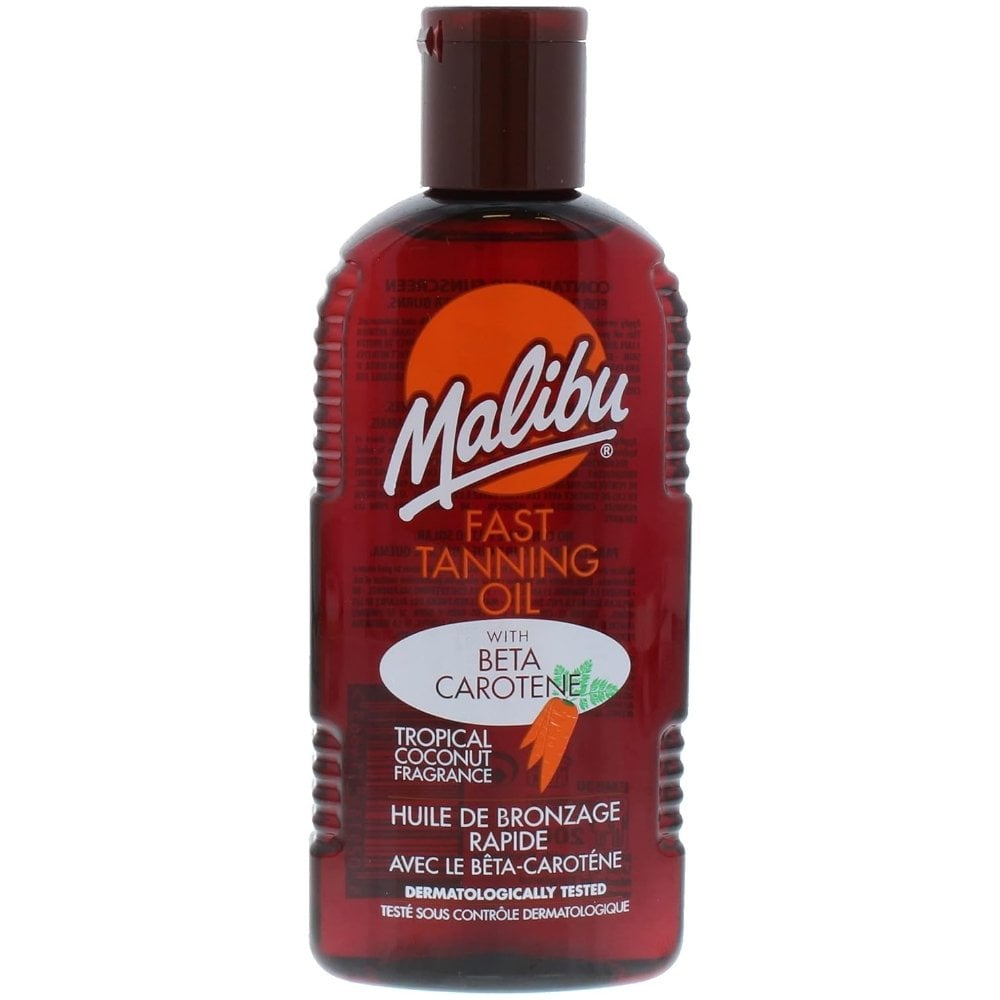 Malibu Fast Tanning Körperbutter Mit Beta-Carotin – 300 Ml, Wasserfest, Für Schnellere Bräune