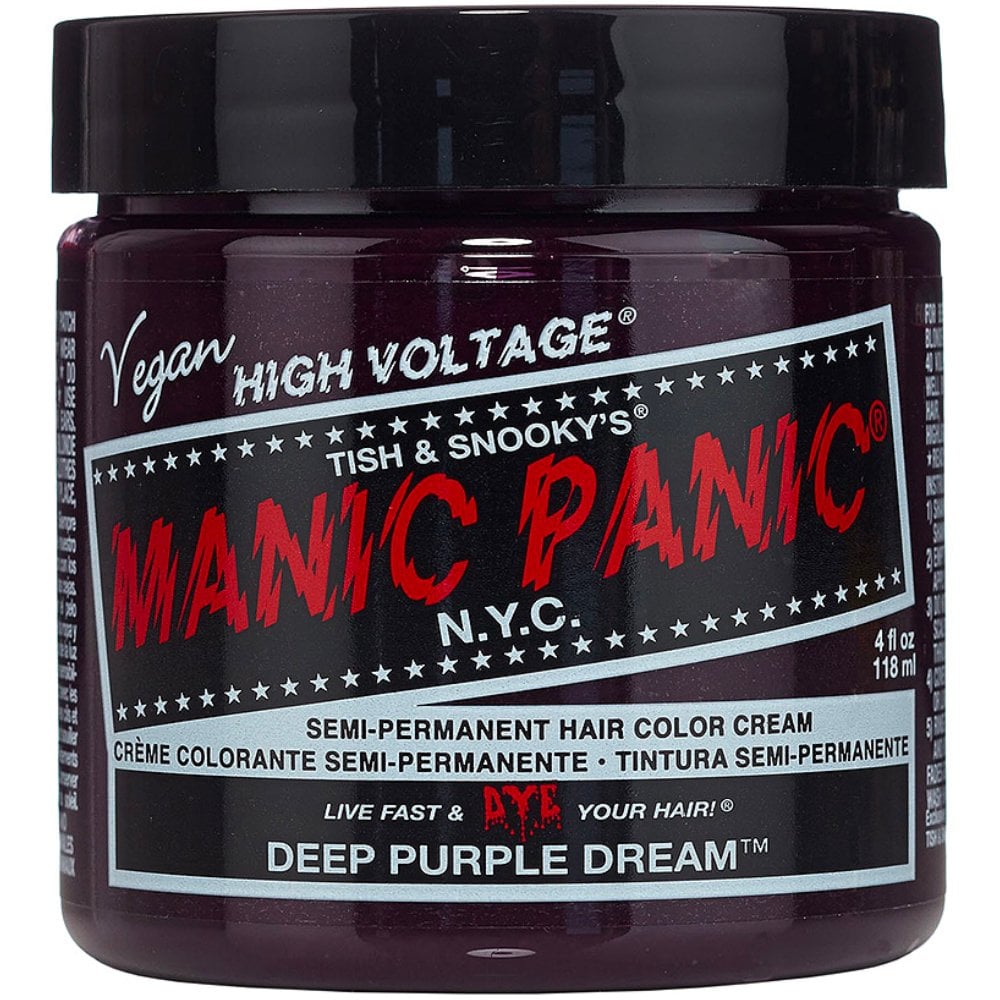 Manic Panic High Voltage Classic Hair Colour Cream Deep Purple Dream 118ml