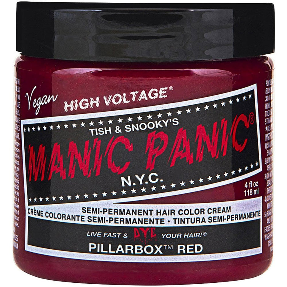 Manic Panic High Voltage Classic Hair Colour Cream Pillarbox Red 118ml ...