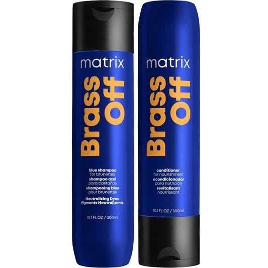 Matrix Total Results Brass Off Purple Toning Shampoo & Conditioner Twin 2 x 300ml