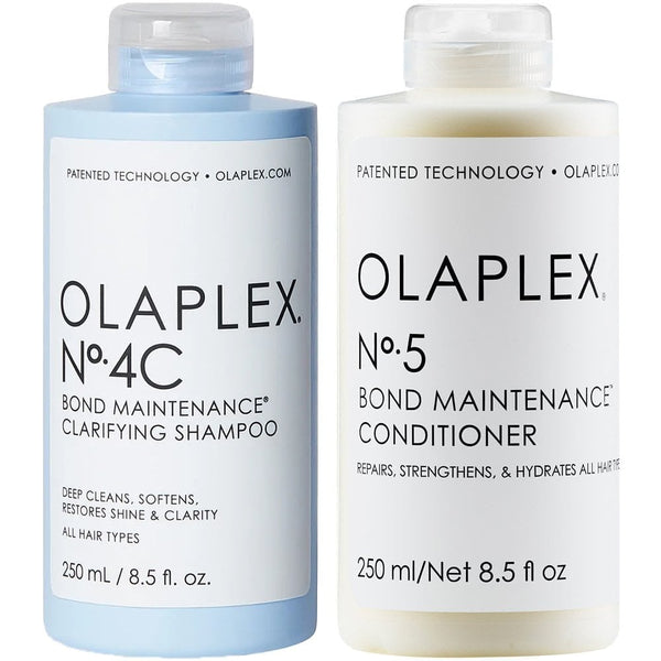 Olaplex 4C Clarifying Shampoo & No 5 Bond Conditioner Twin 2 x