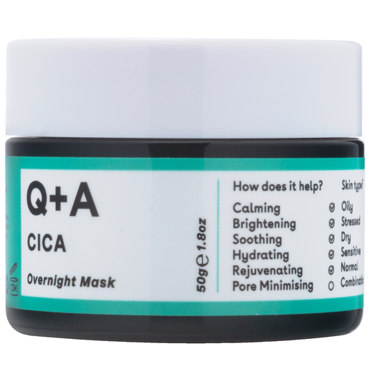 Q+A Cica Overnight Face Mask 50g