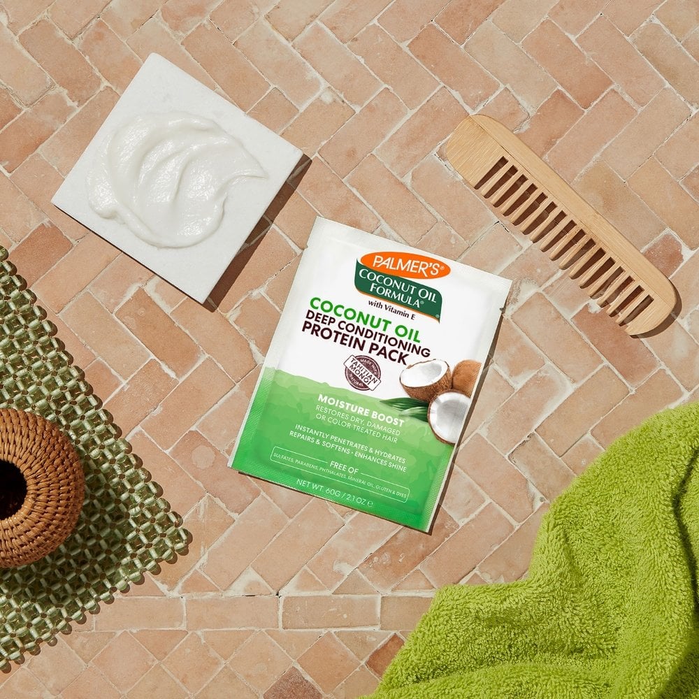 palmer's coconut oil protein pack Palmer's Coconut Oil Formula Moisture Boost Protein Sachet 60g – Justmylook