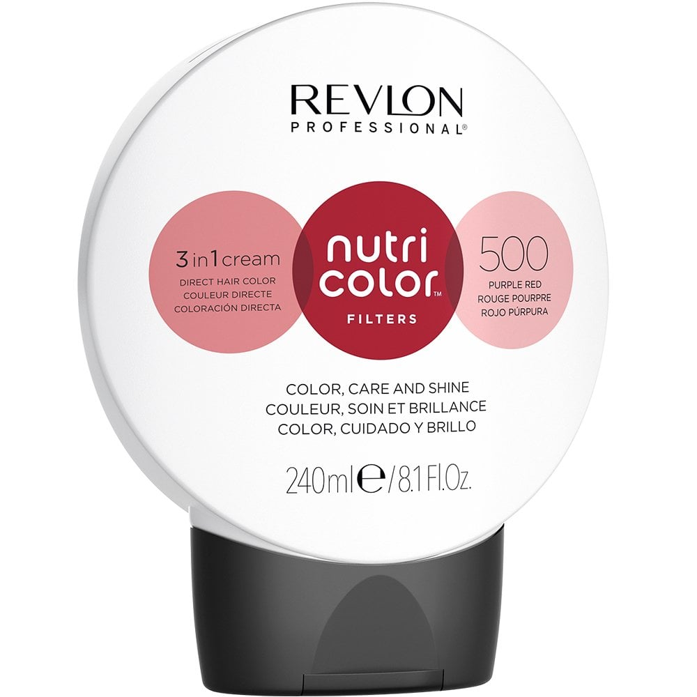 Woman Red Filter Revlon Professional Nutri Color Filters 500 Purple Red 240ml – Justmylook