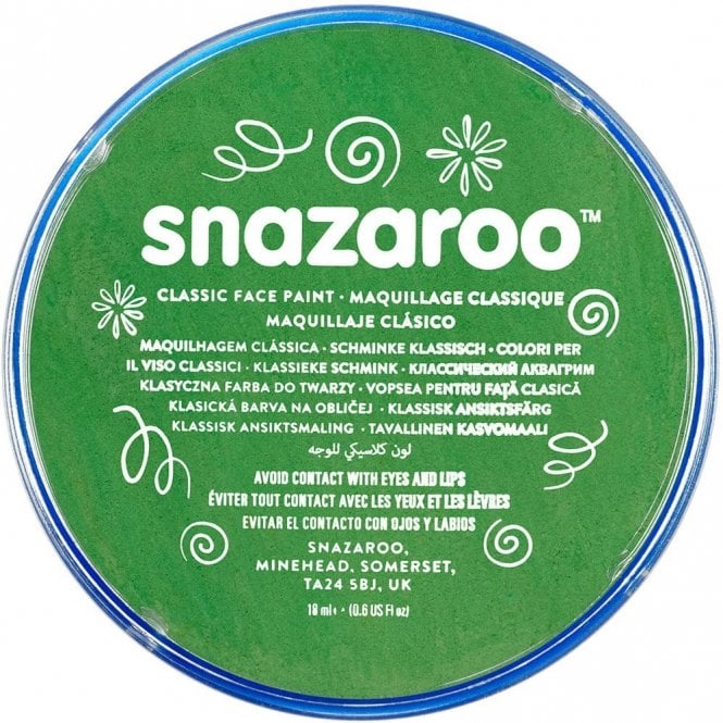 Snazaroo Classic Face Paint 18ml - Grass Green