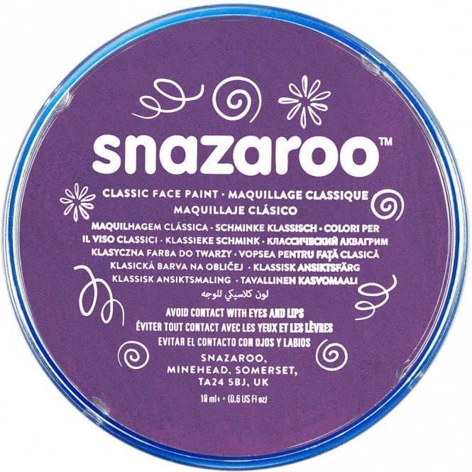Snazaroo Classic Face Paint 18ml - Purple