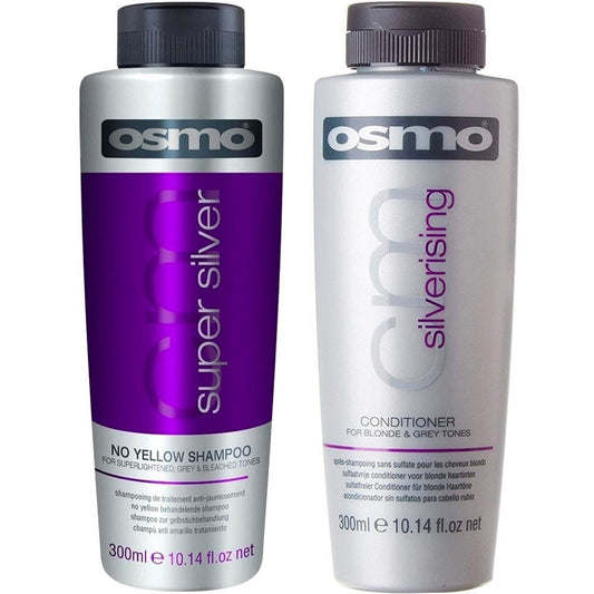 Osmo Super Silver No Yellow Shampoo & Silverising Conditioner Twin 2 x 300ml