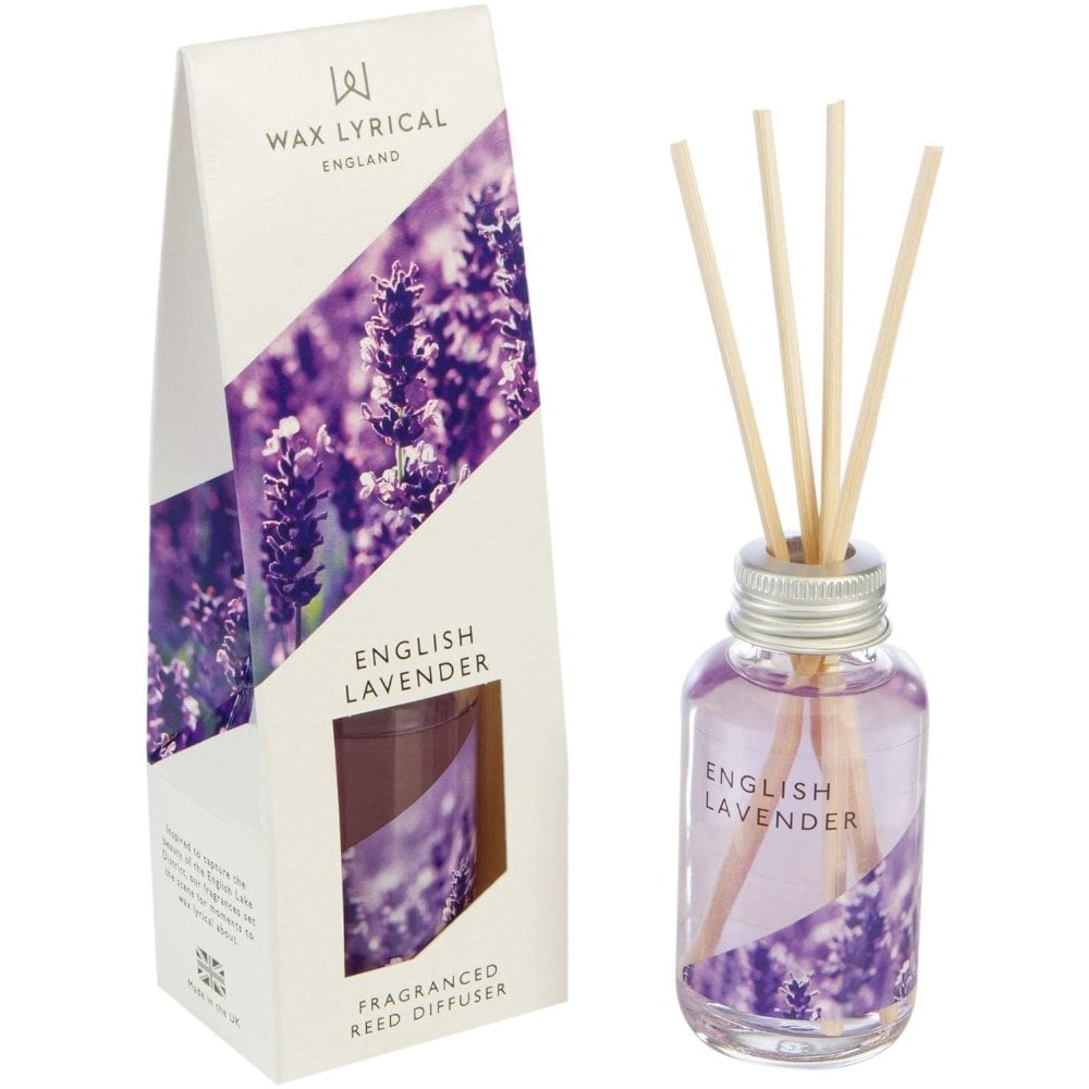 Scented Reed Diffuser Collection Wax Lyrical English Lavender Scented Reed Diffuser 40ml – Justmylook