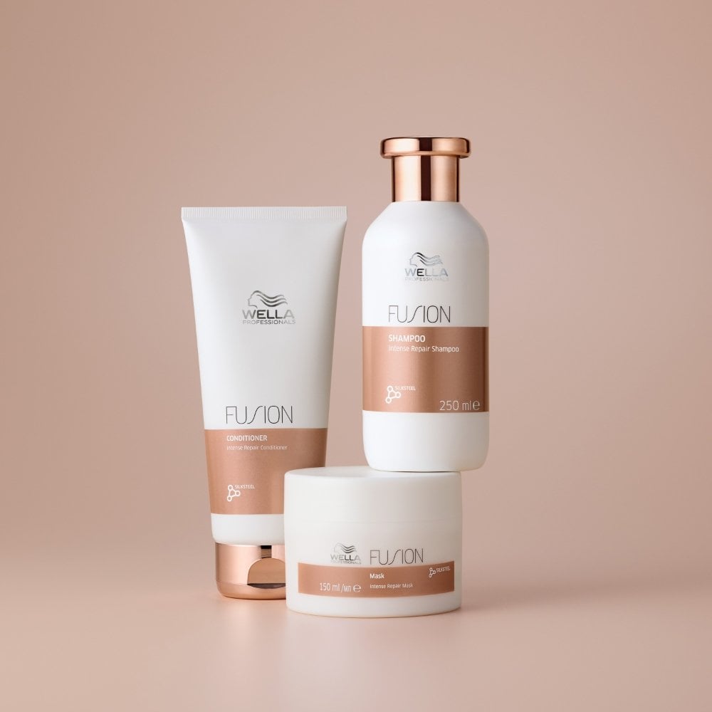 Kit Wella Fusion Intense Repair - Shampooing 1000ml + Après-shampoing 1000ml - Soin Réparateur Intense - Neuf Sous Blister